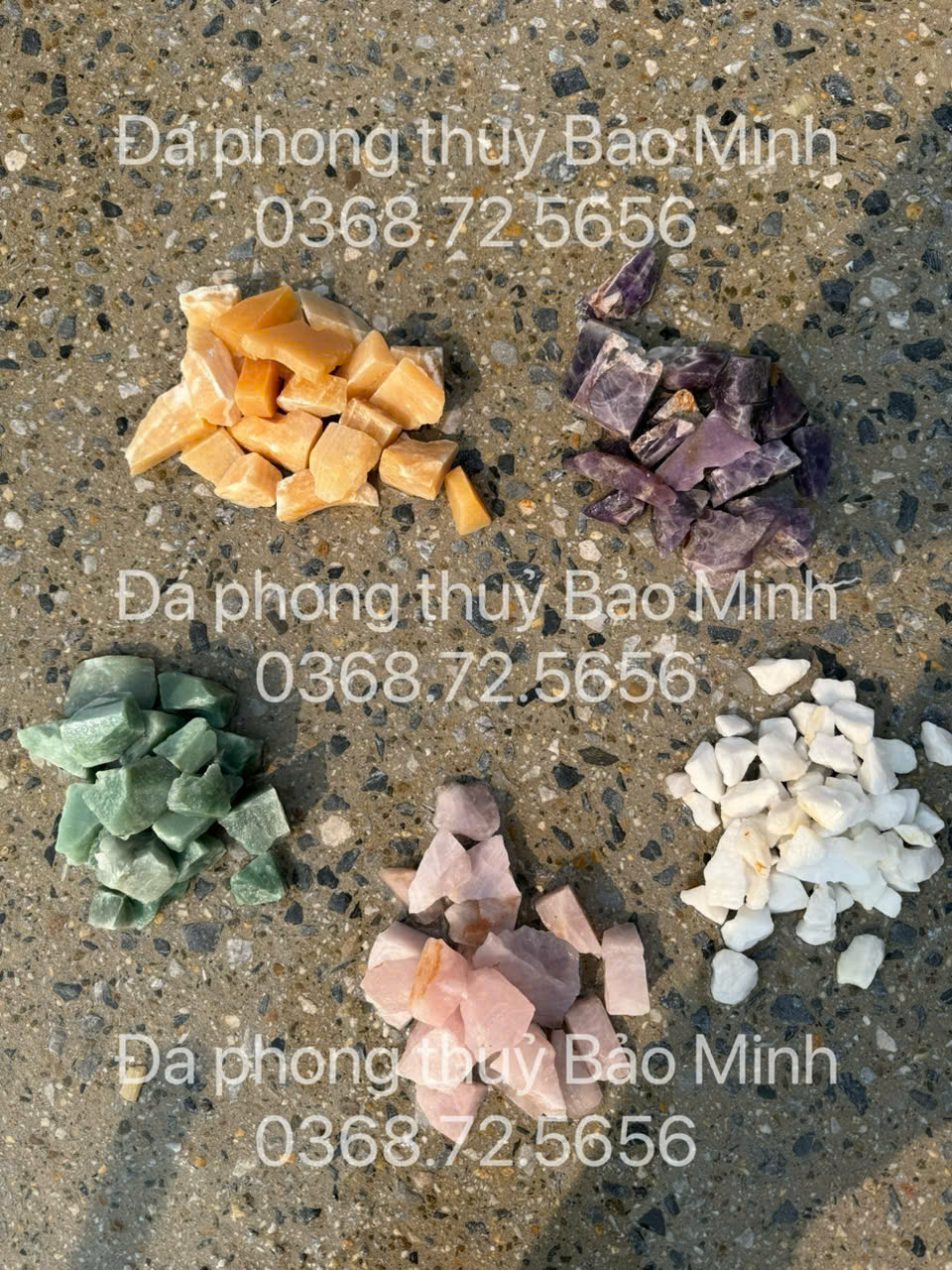 Đá thạch anh Ngũ Sắc VIP Pro — 5 màu tách riêng (ảnh 2)